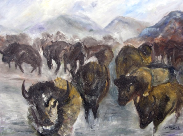 Where Buffalo Roam (30"x40")
#0525 Where Buffalo Roam (30"x40")
#0525