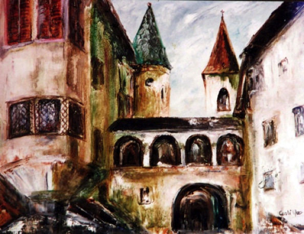 Noble Residence von Wohlgemut (14"x20")
#0118 Noble Residence von Wohlgemut (14"x20")
#0118